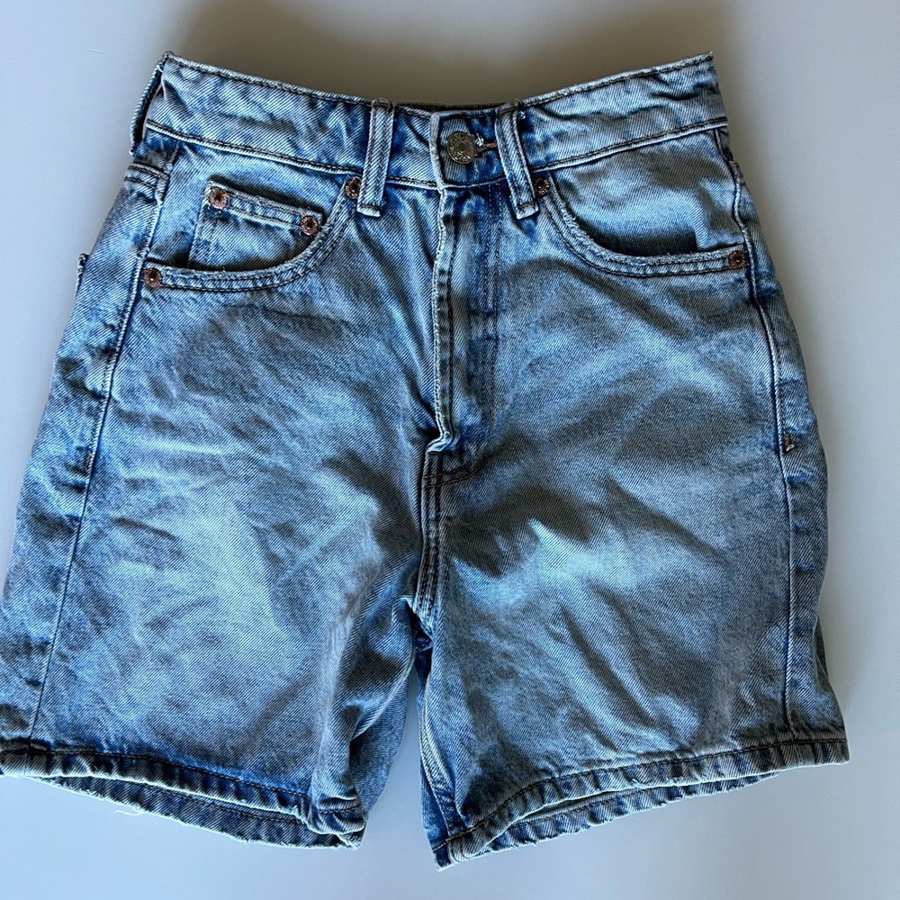 Zara Bermuda Jean Shorts